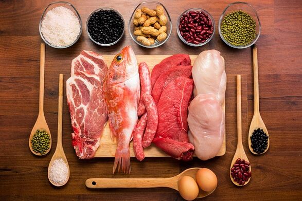 I prodotti a base di carne e pesce sono indicati per la prostatite